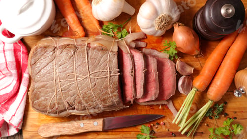 Preview: Roast Beef, Sauce And Ingredient