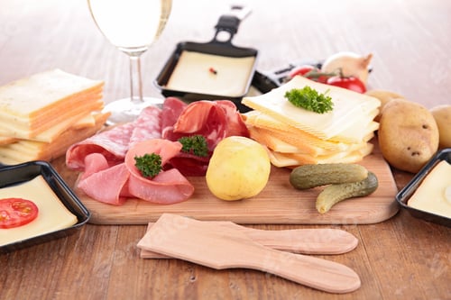Preview: Raclette And Ingredients