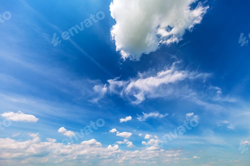 Preview: Sky Clouds,Sky With Clouds And Sun