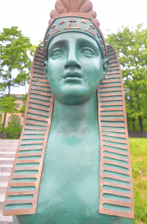 Preview: Sphinx On The Neva River Embankment In St.Petersburg, Russia.