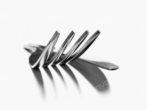 Preview: Knife And Fork On White Background