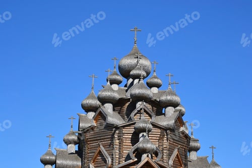 Preview: Church Of The Intercession In The Style Of Russian Wooden Architecture In The Nevsky Forest Park In