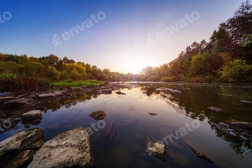 Preview: Mountain Clean River With Stones