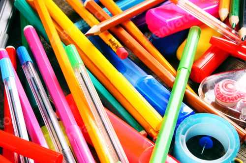 Preview: The Big Heap Of School Accessories. A Background.
