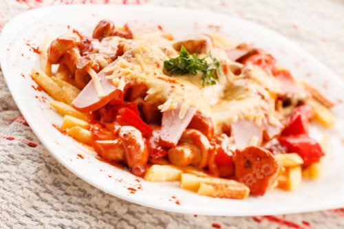 Preview: French Fries With Vegetables