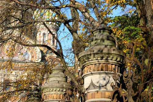 Preview: Fragment Of Old Fence In Saint Petersburg, Russia.
