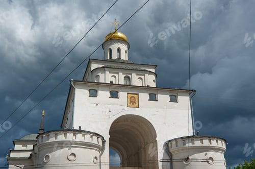 Preview: View Of The Golden Gate, The City Of Vladimir.Gold Ring Of Russia. June 22, 2017
