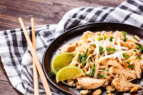 Preview: Pad Thai - Grilled Meat And Noodles