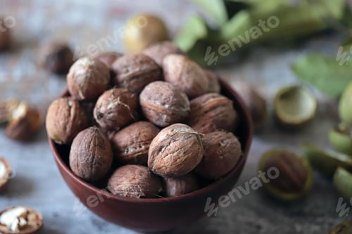 Preview: Walnuts. Walnut Leaves Harvest Walnuts.