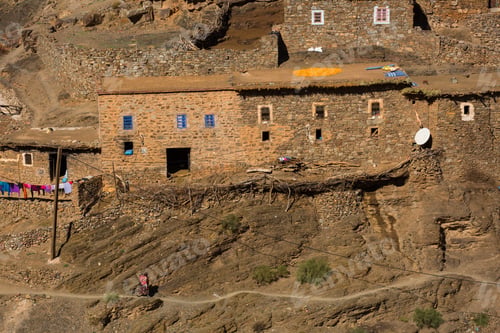Preview: Traditional Village In Atlas Mountain In Morocco