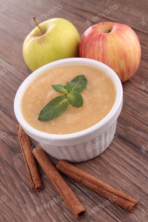 Preview: Apple Sauce And Ingredients