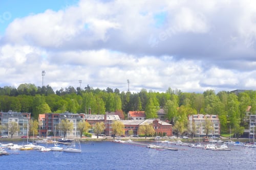 Preview: View Of Lappeenranta City And Saimaa Lake. Lappeenranta - City And Municipality In Finland, In The