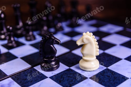 Preview: Composition Of The Chess Pieces On Chess Board