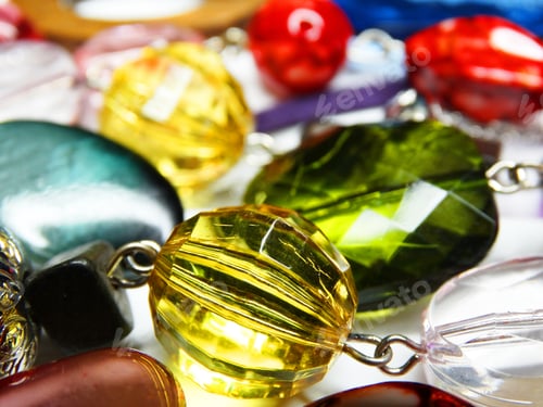 Preview: Jewelry Beads With Bright Colorful Crystals Luxury Fashion Accessory Background