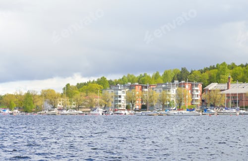 Preview: View Of Lappeenranta City And Saimaa Lake. Lappeenranta - City And Municipality In Finland, In The