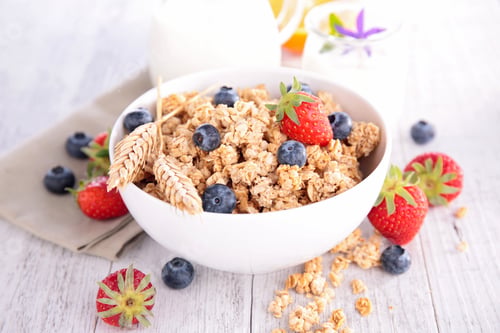 Preview: Granola With Berry And Milk