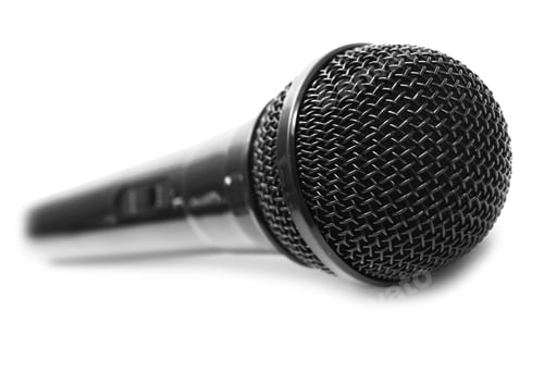 Preview: Microphone. On A White Background.