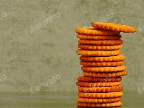 Preview: Cracker In A Column. Copy Space.