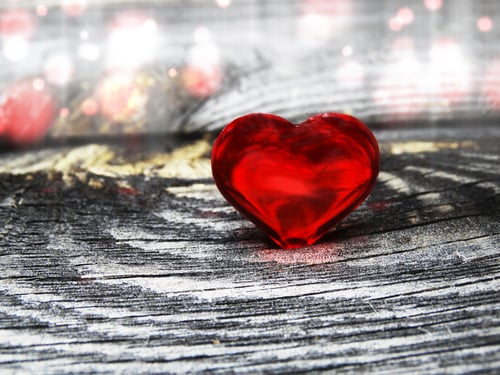 Preview: Crystal Gem Two Ruby Hearts Love Valentine'S Day Background