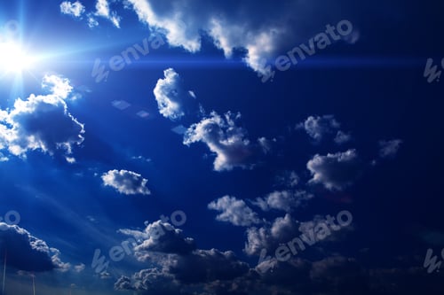 Preview: Night Sky With Stars And Full Moon Background