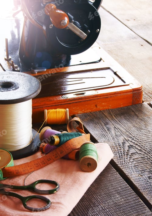 Preview: Sewing. The Sewing Machine And Accessories.