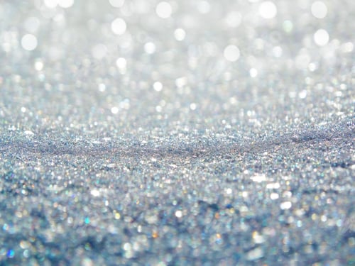 Preview: Abstract Blue Background Colorful Blurred Christmas Light Garland Snow