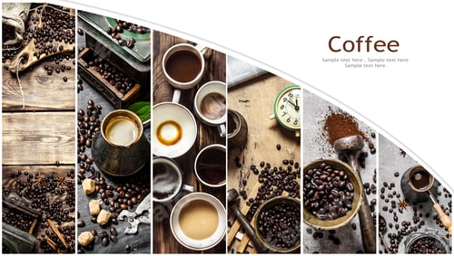 Preview: Food Collage Of Coffee .