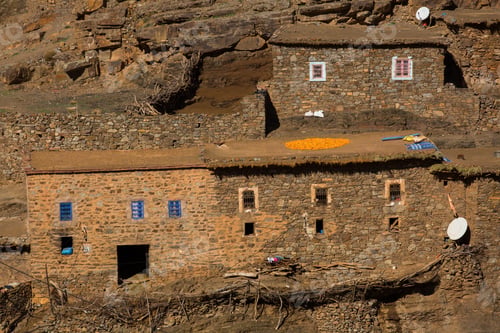 Preview: Traditional Village In Atlas Mountain In Morocco