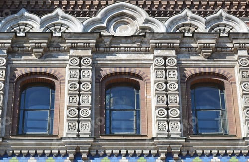 Preview: Ornate Window Of Orthodox Cathedral Spas Na Krovi In St.Petersburg, Russia.
