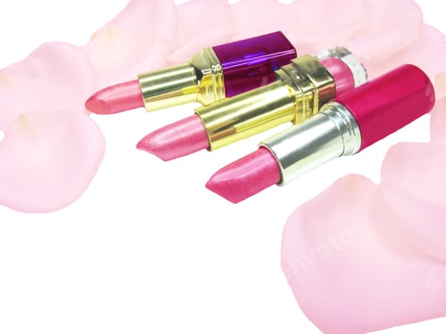 Preview: Three Pink Lipsticks In Rose Petals