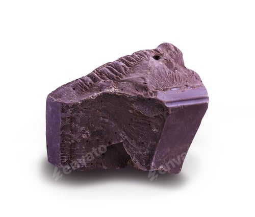 Preview: Dark Chocolate Isolated On The White Background