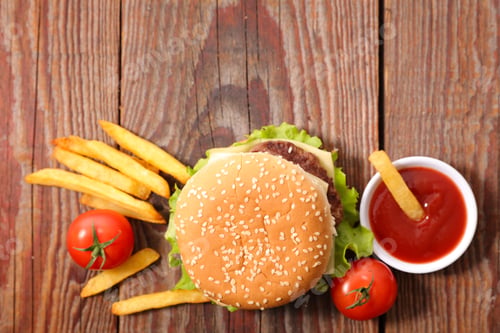 Preview: Hamburger And French Fries
