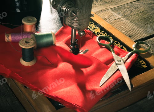 Preview: Sewing. The Sewing Machine And Tools.