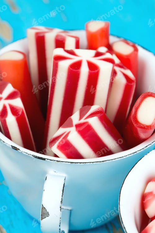Preview: Pink Striped Jelly Candies
