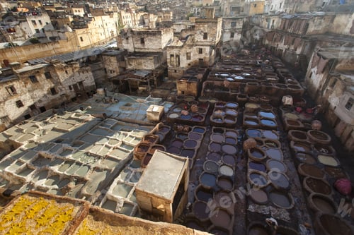 Preview: Tanneries Of Fes, Morocco, Africa