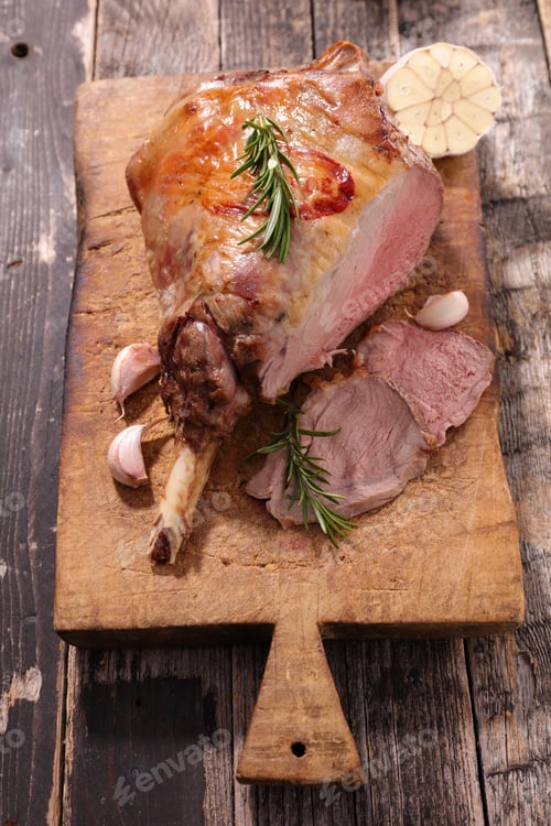 Preview: Baked Lamb Leg