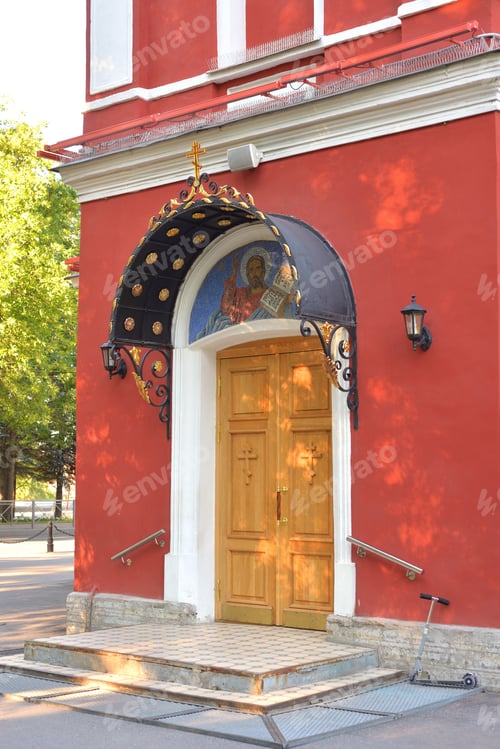 Preview: Church Of The Ascension In Kolpino Town On The Outskirts Of St. Petersburg, Russia.
