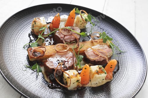 Preview: Plated Lamb Dinner