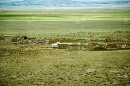 Preview: Mongolian Pastures In The Area Zavkhan River, River In The Govi-Altai Mongolia