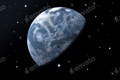 Preview: Planet and Stars in the Vast Expanse of Space