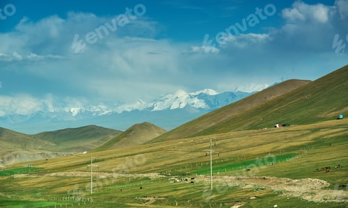 Preview: Taldyk Pass, 3615 M, Pamir Highway, Kyrgyzstan, Beautiful View Of The Mountain Road