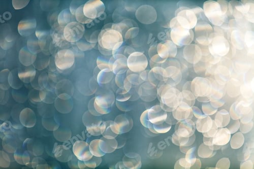 Preview: Blue Lights Festive Background