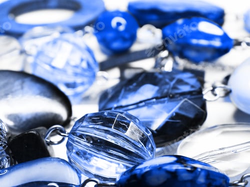 Preview: Jewelry Beads With Bright Colorful Crystals Luxury Fashion Accessory Background