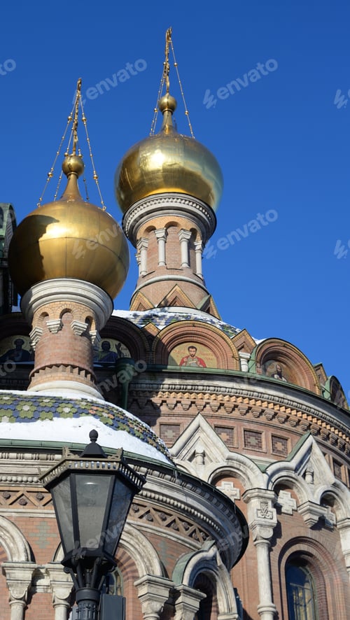 Preview: Fragment Of Facade Of Savior On Spilled Blood Cathedral.