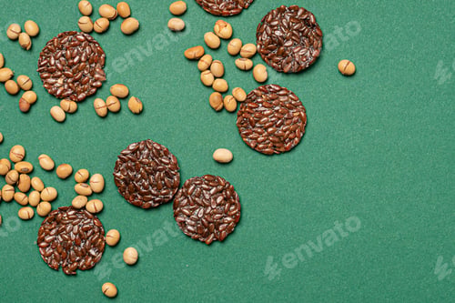 Preview: Keto Flax Crackers And Soy Beans