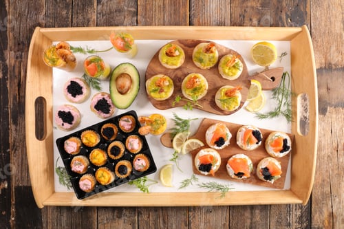 Preview: Assorted Canape And Toast
