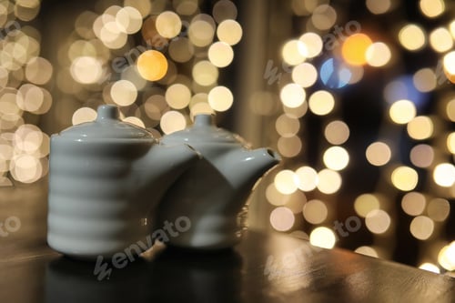 Preview: Food In The Cafe On The Table Japanese Sushi And Tea