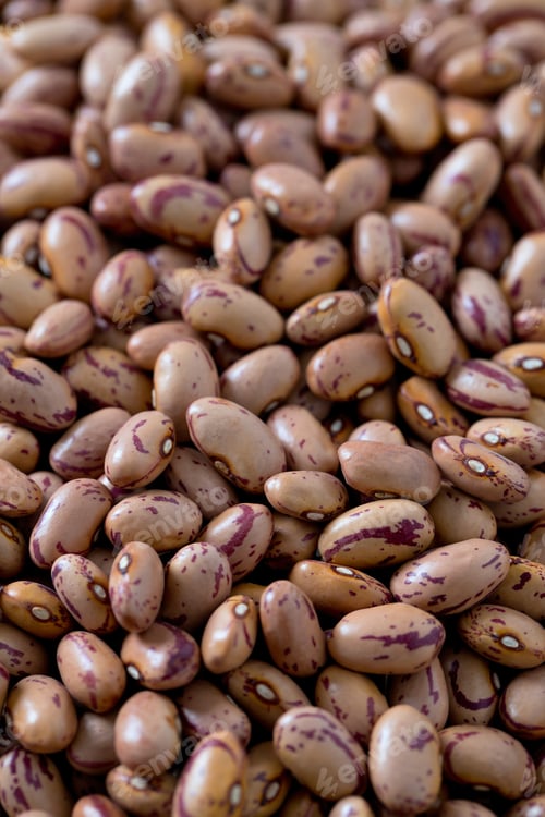 Preview: Pinto Beans On Wooden Surface