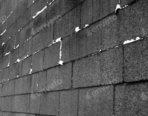 Preview: Granite Wall, Can Be Used As A Background. Black And White.