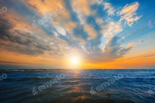 Preview: Beautiful Sun Rise At Beach